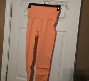 Peach High-Waisted Leggings